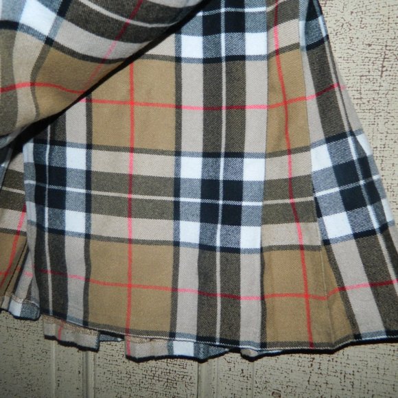 5/$25O'Neil of Dublin Ireland Plaid Kilt Pleated Skirt Girls Size Age 4/5 (H-30) - Picture 2 of 5